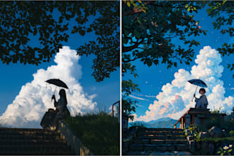 recreate your images into a digital painting