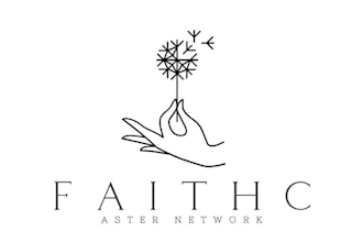 make flat minimalist faith caster network logo