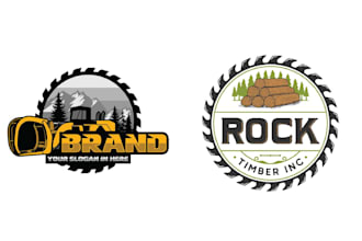 design vintage outdoor woodwork sawmill logo