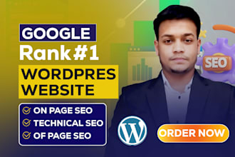 do complete wordpress onpage SEO optimization for google ranking