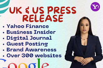 press release, guest post, news release, PR distribution, backlink yahoo finance