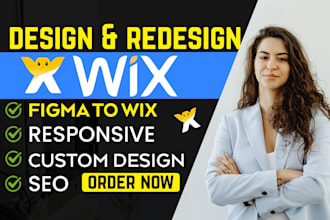 design wix website, wix website redesign, wix studio website, figma to wix