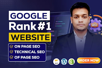 do onpage technical SEO service for wordpress shopify wix website