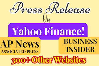 press release distribution on 300 plus websites