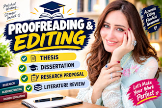 edit and proofread thesis, dissertation, and research proposal