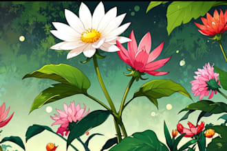 make realistic scientific, anatomical botanical illustration