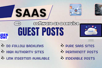 submit guest posts on pure saas niche websites