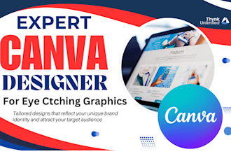 provide an expert canva designer for eye catching graphics and more