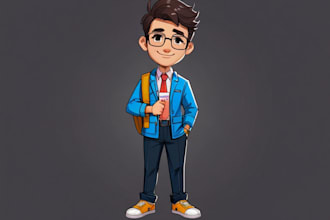 do cartoon caricature character ,mascot,nft logo for you