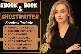 be your 30k words ebook ghostwriter, rewrite, ghost book writer, non fiction