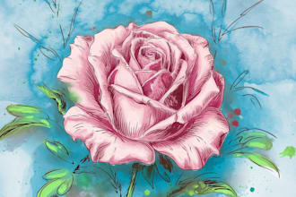 paint watercolor botanical illustrations