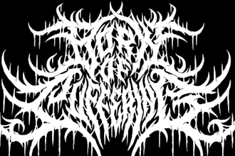 make a black, slamming, brutal, death metal logo design