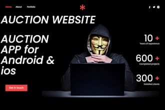 build your auction website online auction bidding website