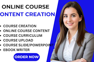 create online course, course creation, online course content, course curriculum
