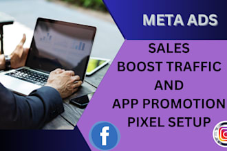 create meta ads with meta algorithms sales, boost traffic, and app promote
