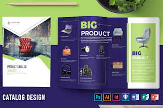 design product catalog, brochure