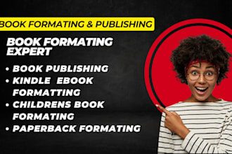 do book, kindle ebook, paperback formatting and publishing