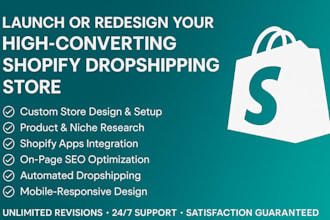 shopify website designz,redesign, dropshipping store, payment gateway,fix bug