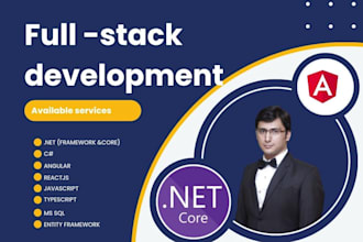 build web apps with dotnet dot net core api mvc csharp angular sql AWS azure