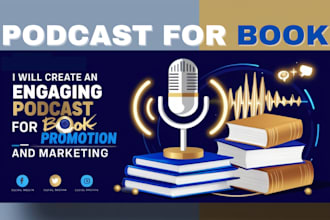 create an engaging podcast for book promotion and marketing