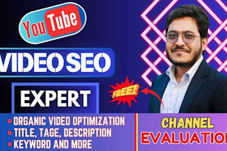 do youtube SEO to rank your videos and grow your channel