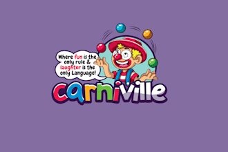 design wonderful carnival kids logo