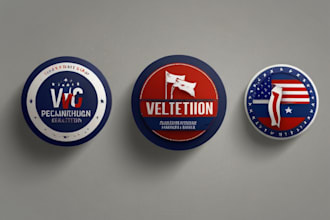 do modern political logo for election campaign