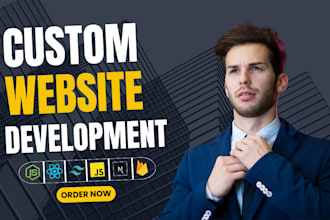 do website development as mern stack developer, front end, full stack developer