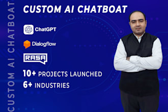 develop ai conversational chatbot, open ai, chatgpt, rasa, hugging face models