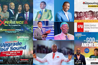 design and promote church events to worldwide reach and raise funds for church