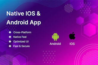 develop high  performance native ios and android apps