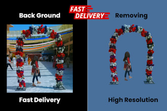 do photoshop edits, remove bg, image resize, color change