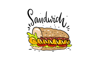 make famous sandwich restaurant logo