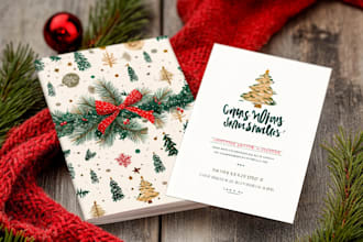 draw party ,birthday,christmas and wedding invitation card