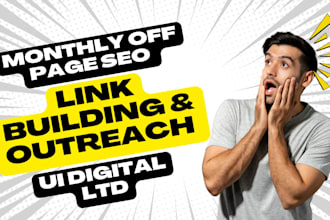 reliable monthly SEO agency for backlinks, domain rating, and guest posts