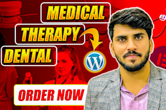design medical website, dental website and mental health, therapy website