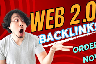 create 200 plus web 2 0 backlinks high da top google ranking