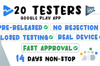 12 tester for closed testing google play console
