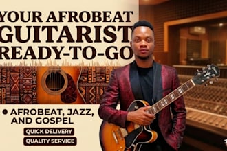 record afrobeat guitar loops for producers and content creators