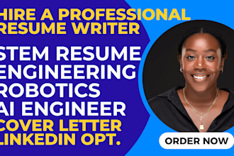 write stem engineering resume, robotics engineer resume, cybersecurity resume