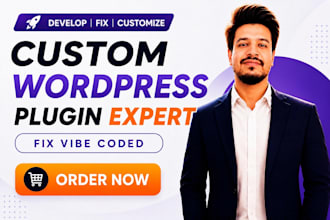 develop or fix custom wordpress plugin or vibe coded plugin