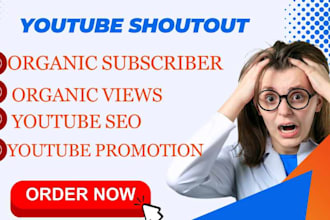 do kid youtube shoutout and promotion to 1m USA,UK and organic subscriber, views