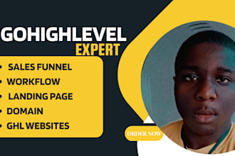 gohighlevel landing page domain setup clone gohighlevl website design