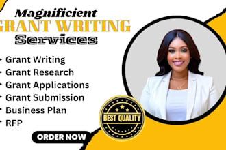 grant research, proposal, business plan non profit writers
