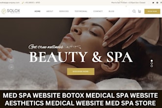 do med spa website botox medical spa website aesthetics medical website med spa