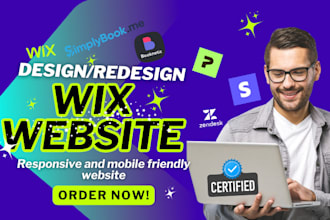 design wix online store, redesign wix ecommerce, wix studio, wix carrd website