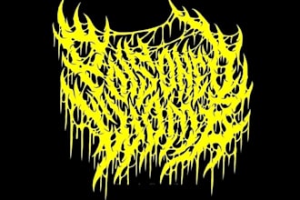 make custom brutal death metal logo for your band