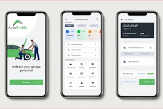 develop roadside assistant app, towing app mechanic app or website unlock app VR