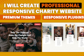 create nonprofit ngo charity donation website