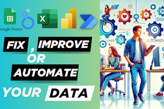 fix, improve or automate your excel, csv or google sheets, looker studio file